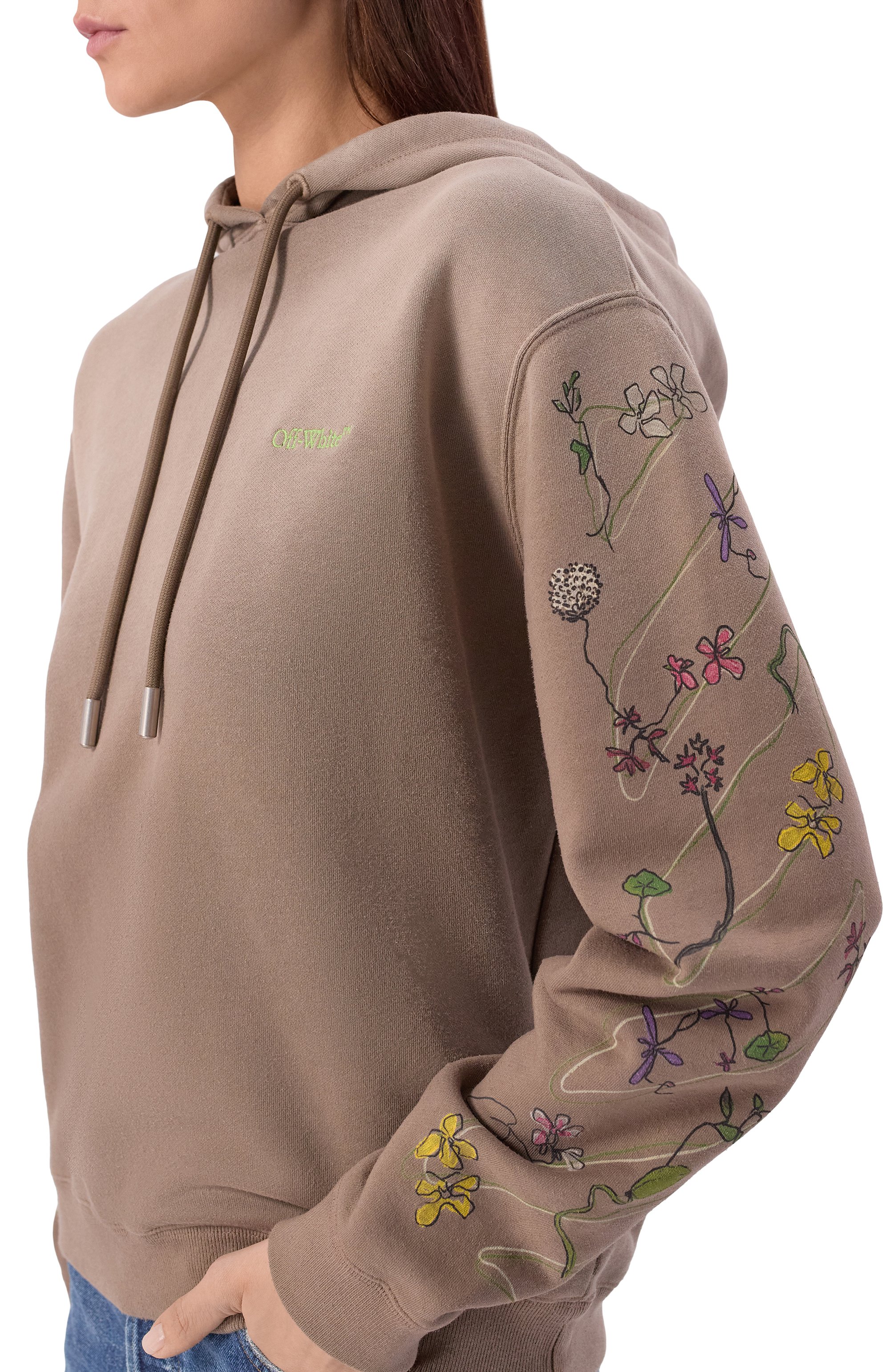 Хлопковое худи OFF-WHITE, арт. 0WBB035S26FLE002, фото 5