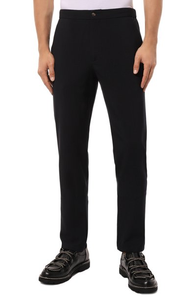 Шерстяные брюки BOGLIOLI темно-синего цвета по цене 49950 руб., арт. 80884J/SB3448, фото 3 Шерстяные брюки BOGLIOLI, арт. 80884J/SB3448, фото 3