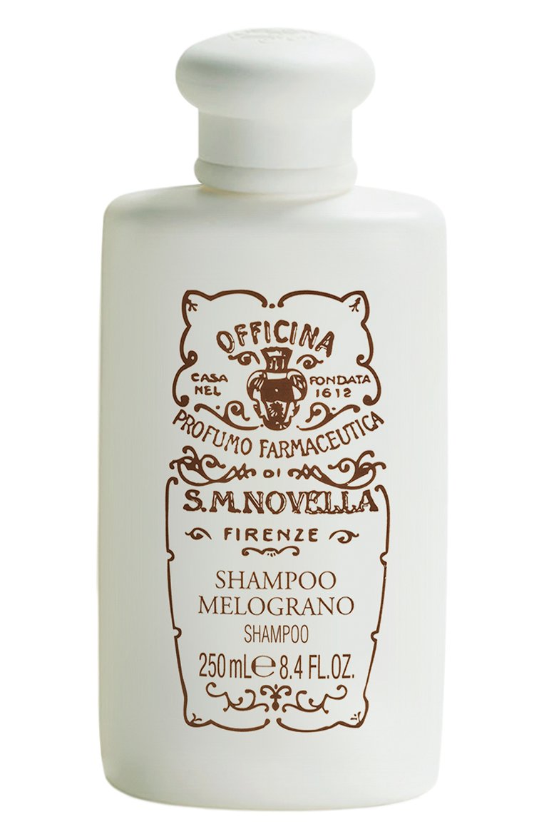 Шампунь для волос melograno (250ml) SANTA MARIA NOVELLA бесцве�тного цвета, арт. SMN7010727 | Фото 1 (Нос: Не проставлено; Региональные ограничения белый список (Axapta Mercury): Не проставлено; Тип продукта: Шампуни; Назначение: Для волос; Косметика кросс-кт: Уход У)