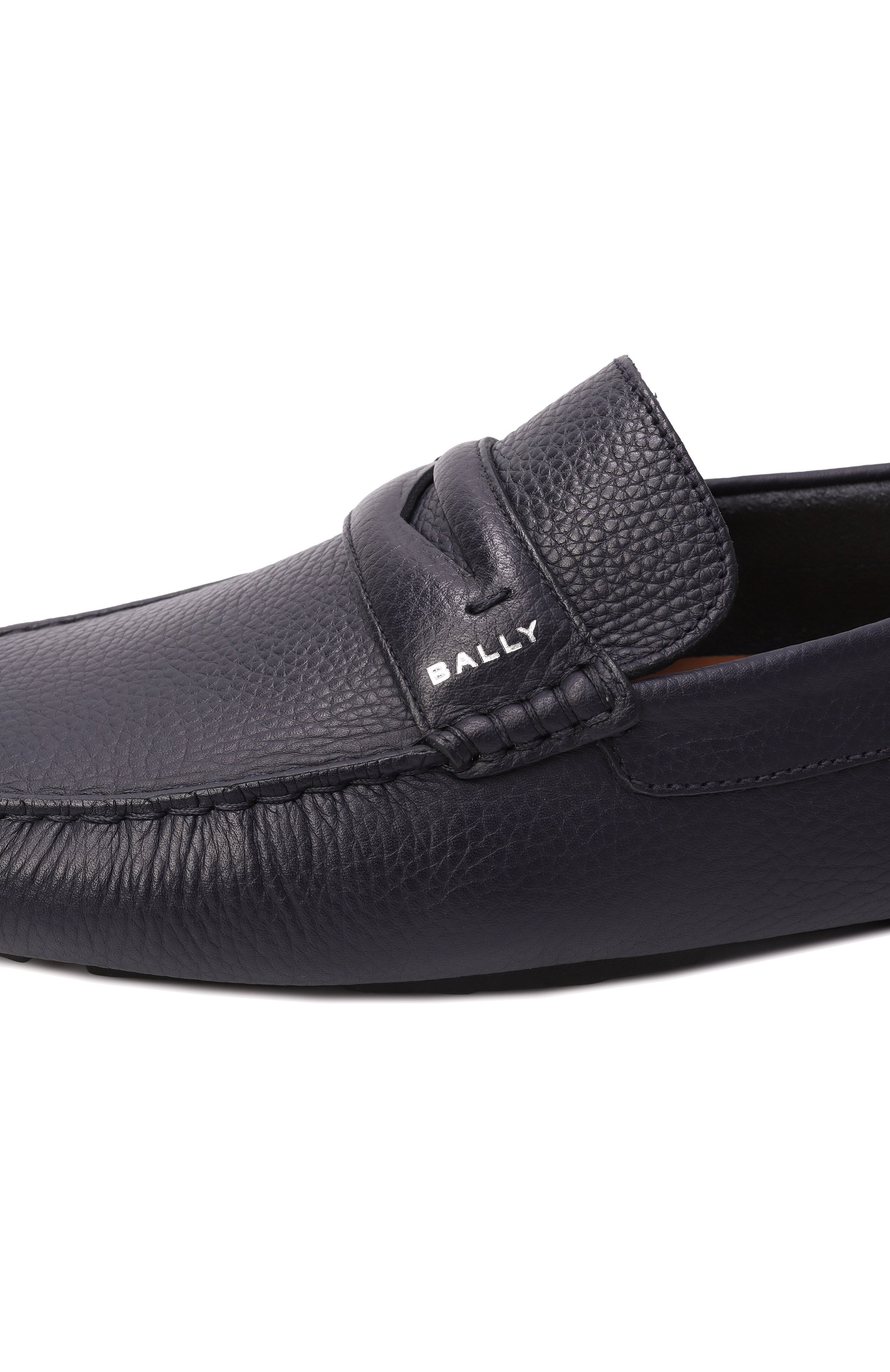 Кожаные мокасины pilot BALLY темно-синего цвета по цене 59950 руб., арт. MSD043/VT740, фото 7 Кожаные мокасины pilot BALLY, арт. MSD043/VT740, фото 7