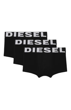 Детские комплект из трех боксеров DIESEL черного цвета, арт. J01911/KYAYJ | Фото 1 (Материал сплава: Проставлено; Материал внешний: Хлопок; Рукава: Короткие; Драгоценные камни: Проставлено; Ростовка одежда: 8 лет | 128 см, 16 лет | 164 см, 10 - 11 лет | 140 - 146см, 4 года | 104 см, 6 лет | 116 см, 13 - 15 лет | 158 см)