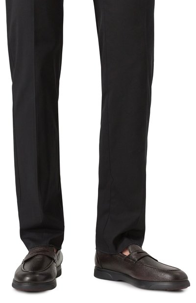 Кожаные пенни-лоферы KITON, арт. USSA103N0012601, фото 3