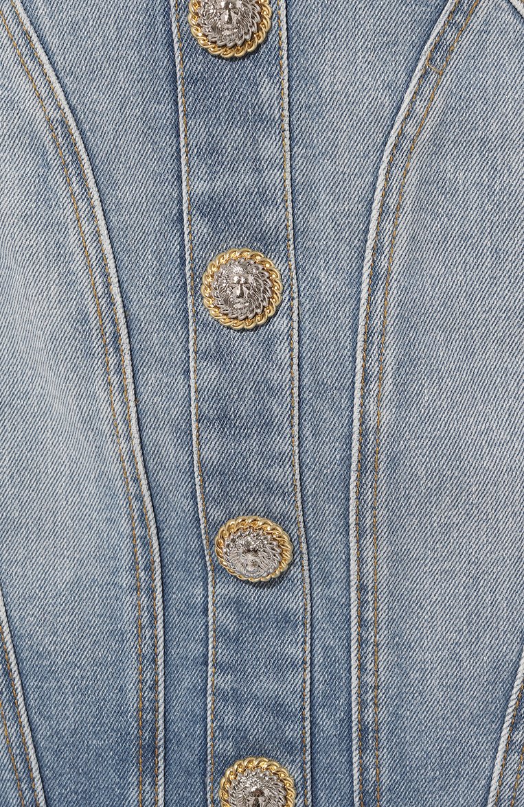 Джинсовая юбка BALMAIN, арт. DF1LBA22/DE53, фото 1