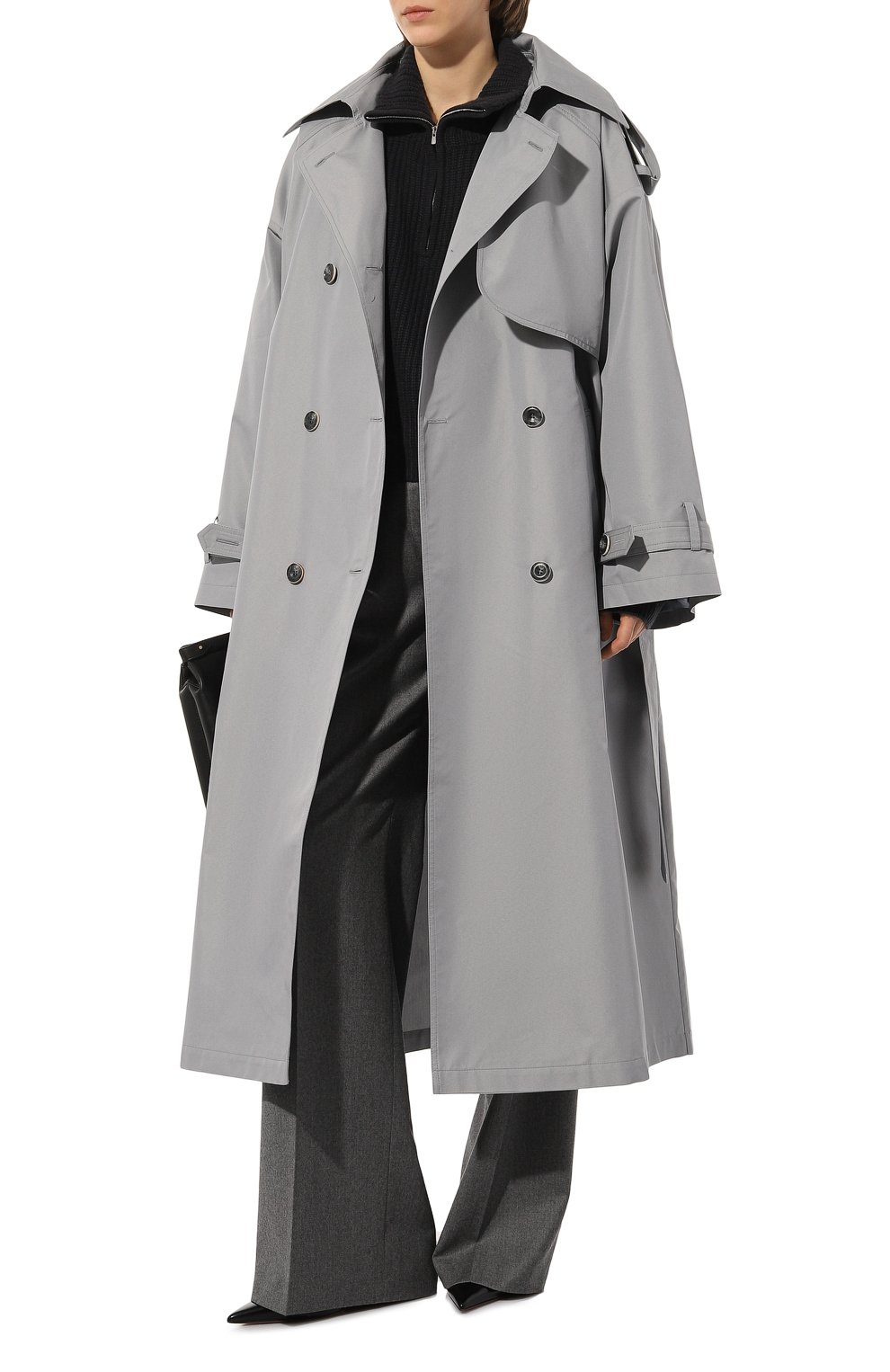 Двубортный тренч  LESYANEBO, арт. FW22/H-465/LT, фото 2