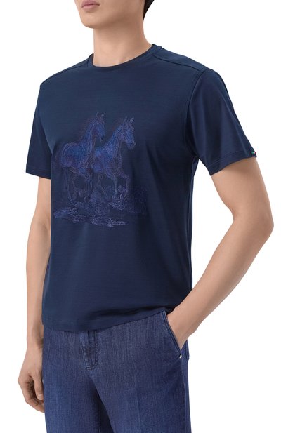 Хлопковая футболка STEFANO RICCI, арт. MNH6205360/TE0001, фото 3