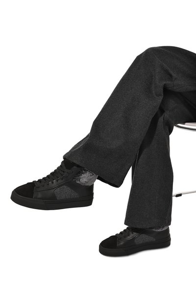 Кожаные кеды SANTONI, арт. WBGT61093NE0PSQ5N01, фото 3