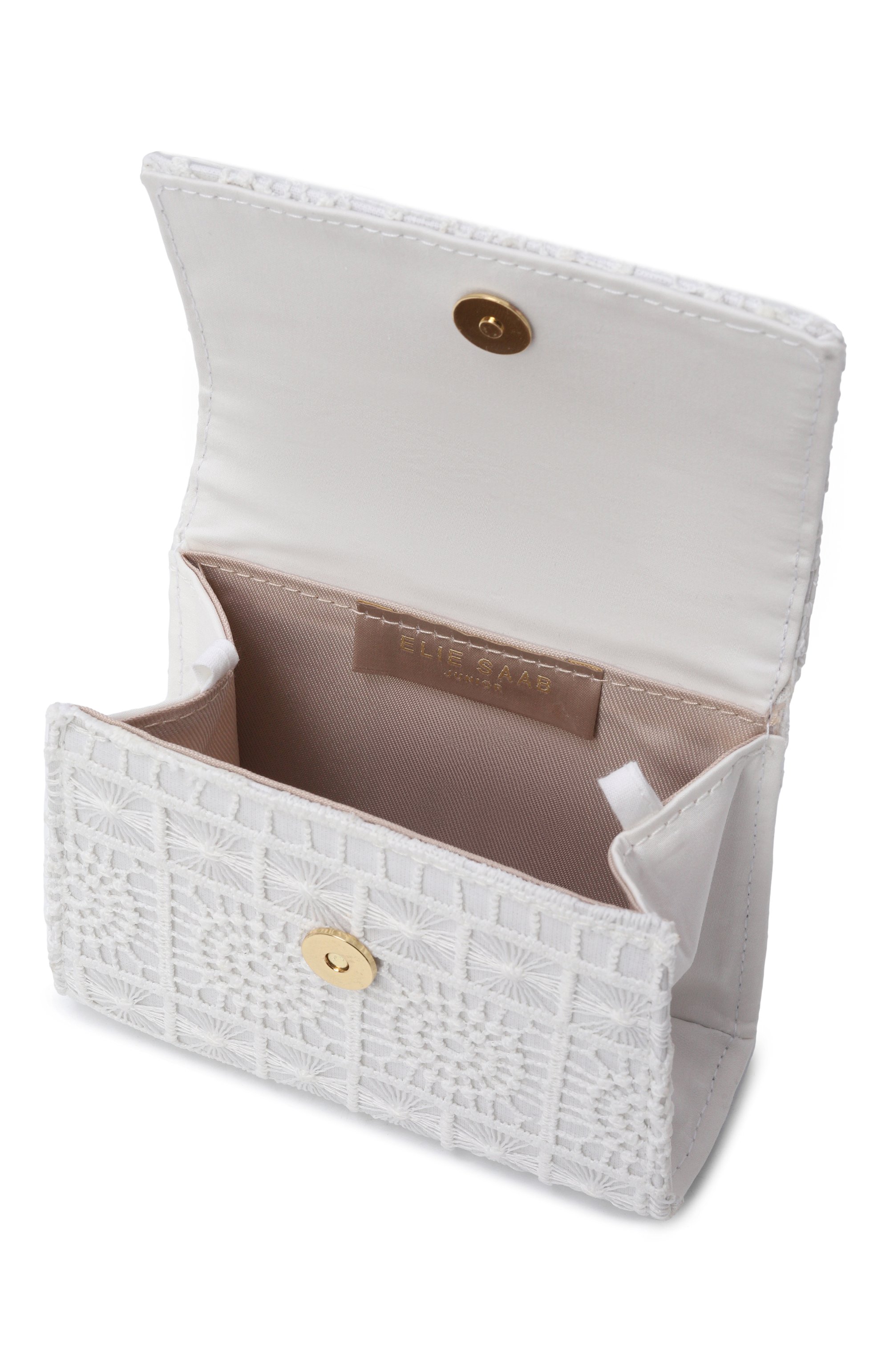 Сумка ELIE SAAB JUNIOR белого цвета по цене 32300 руб., арт. EAB0038/TS1124, фото 3 Сумка ELIE SAAB JUNIOR, арт. EAB0038/TS1124, фото 3