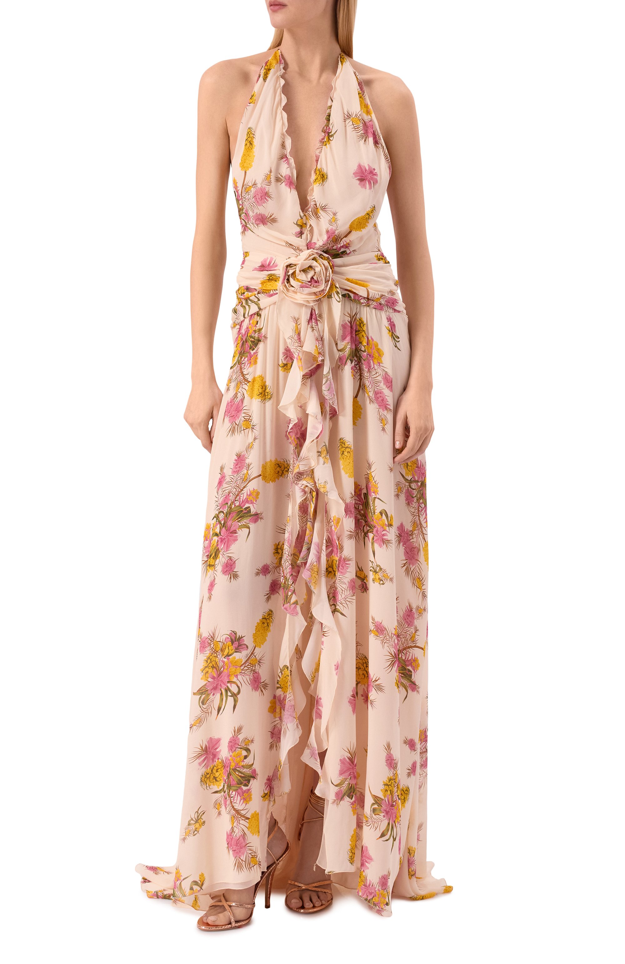 Платье из вискозы BLUMARINE, арт. 2A818A, фото 2