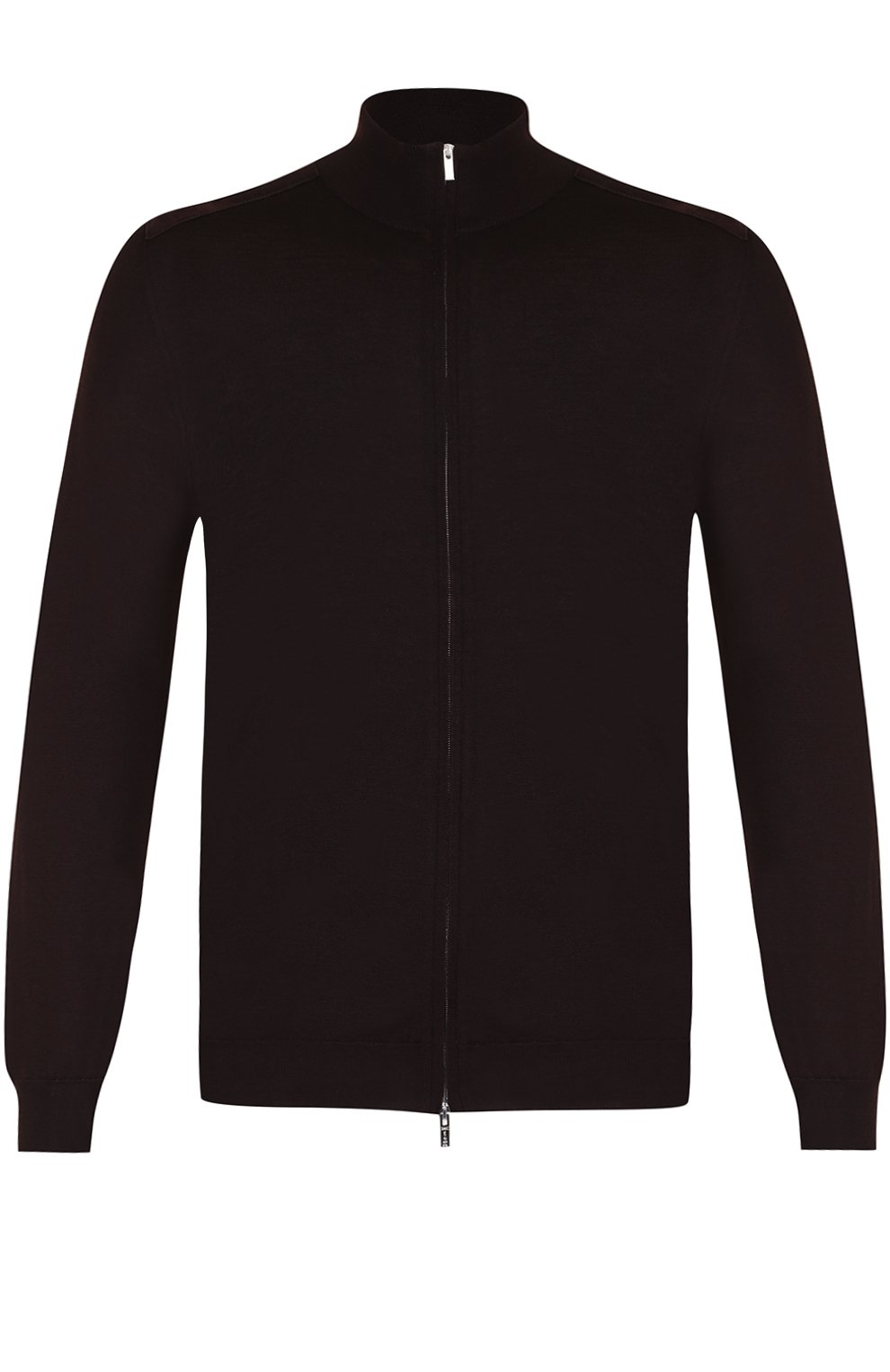 Кардиган на молнии из смеси кашемира и шелка KITON коричневого цвета по цене 225500 руб., арт. UK903, фото 1 Кардиган на молнии из смеси кашемира и шелка KITON, арт. UK903, фото 1