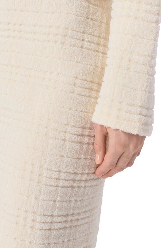 Шерстяная юбка Burberry 8121111 Кремовый  8121111 Фото 5