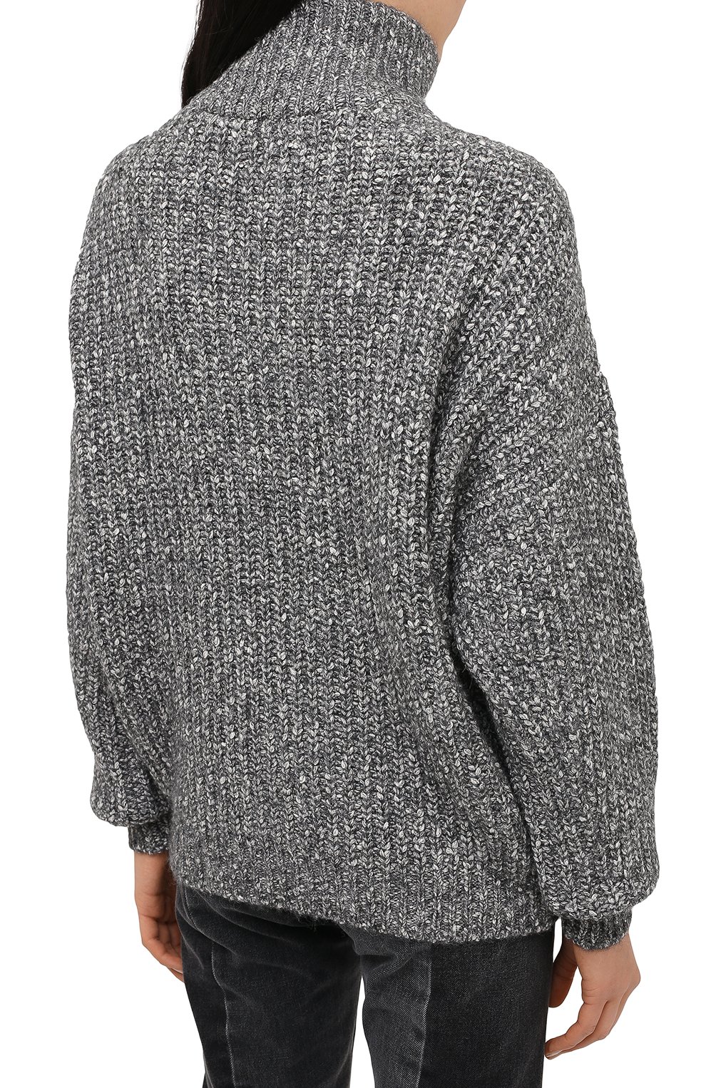 Свитер ISABEL MARANT ETOILE темно-серого цвета по цене 46650 руб., арт. PU1109-20A011E/MYCLAN, фото 4 Свитер ISABEL MARANT ETOILE, арт. PU1109-20A011E/MYCLAN, фото 4
