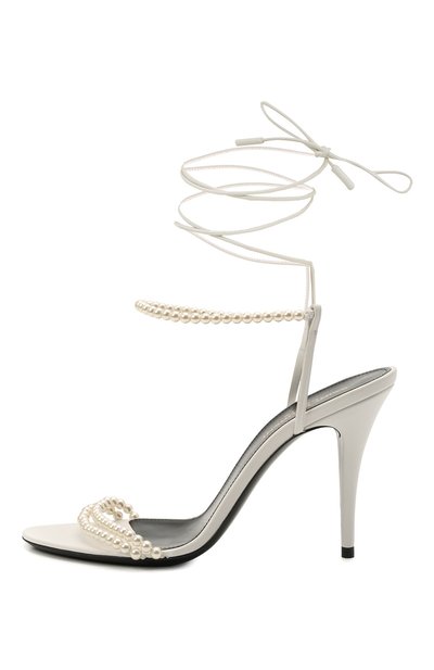 Кожаные босоножки  luna SAINT LAURENT, арт. 650820/20500, фото 3