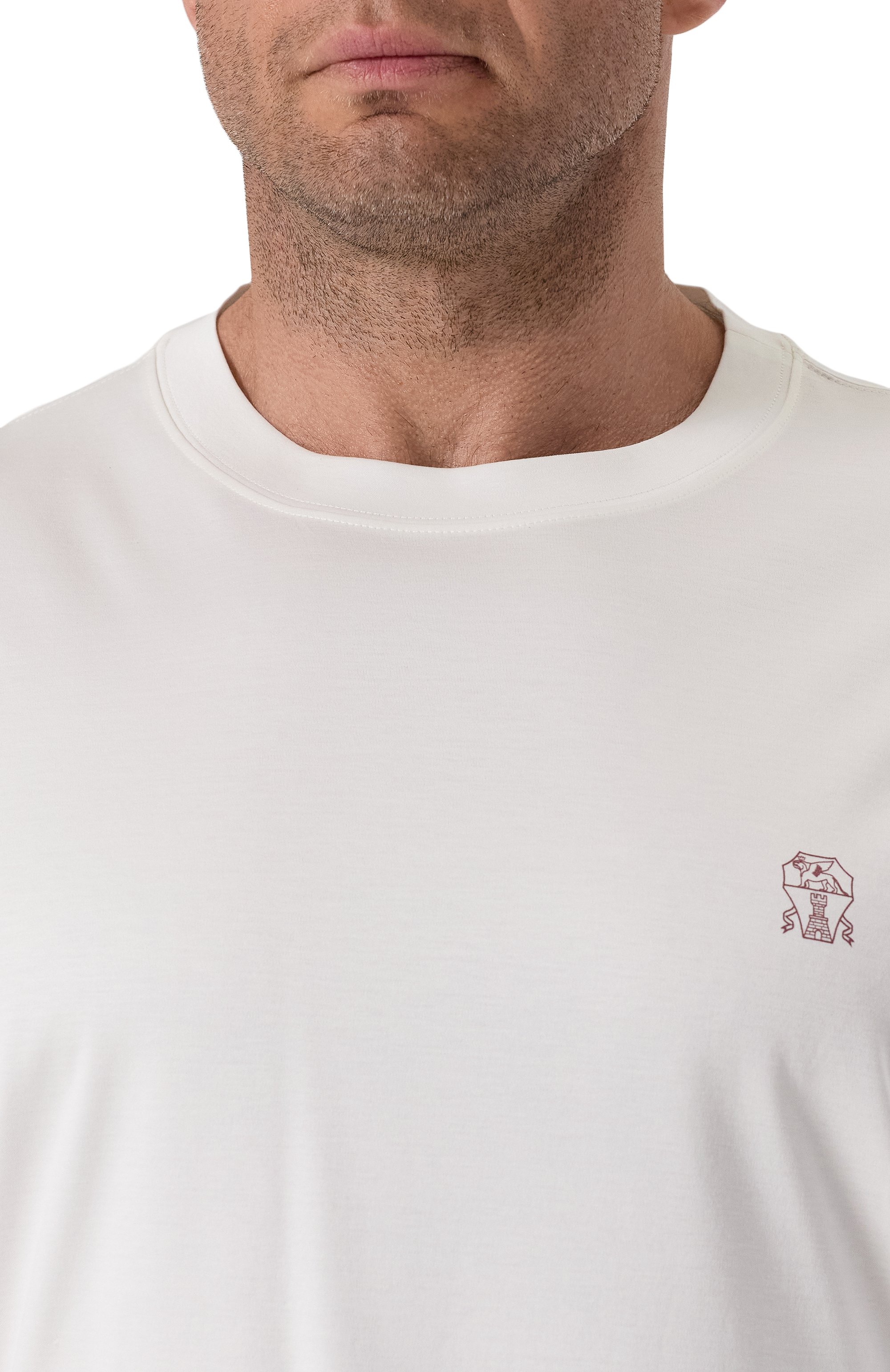 Хлопковая футболка BRUNELLO CUCINELLI, арт. M0B138440W, фото 5