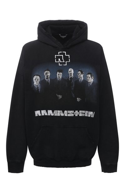 Хлопковое худи balenciaga x rammstein BALENCIAGA, арт. 651799/TLV53, фото 1