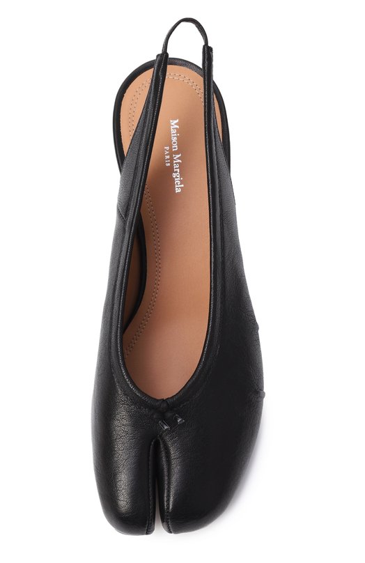 Кожаные туфли Tabi Maison Margiela S58WZ0141/P3753 Чёрный  S58WZ0141/P3753 Фото 6