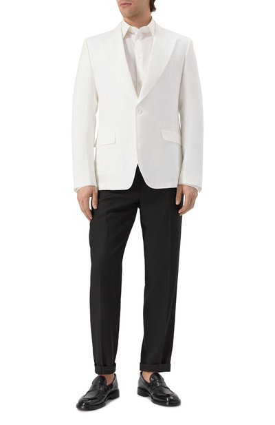 Льняной пиджак DOLCE & GABBANA, арт. G2QS6T/FU4MC, фото 3