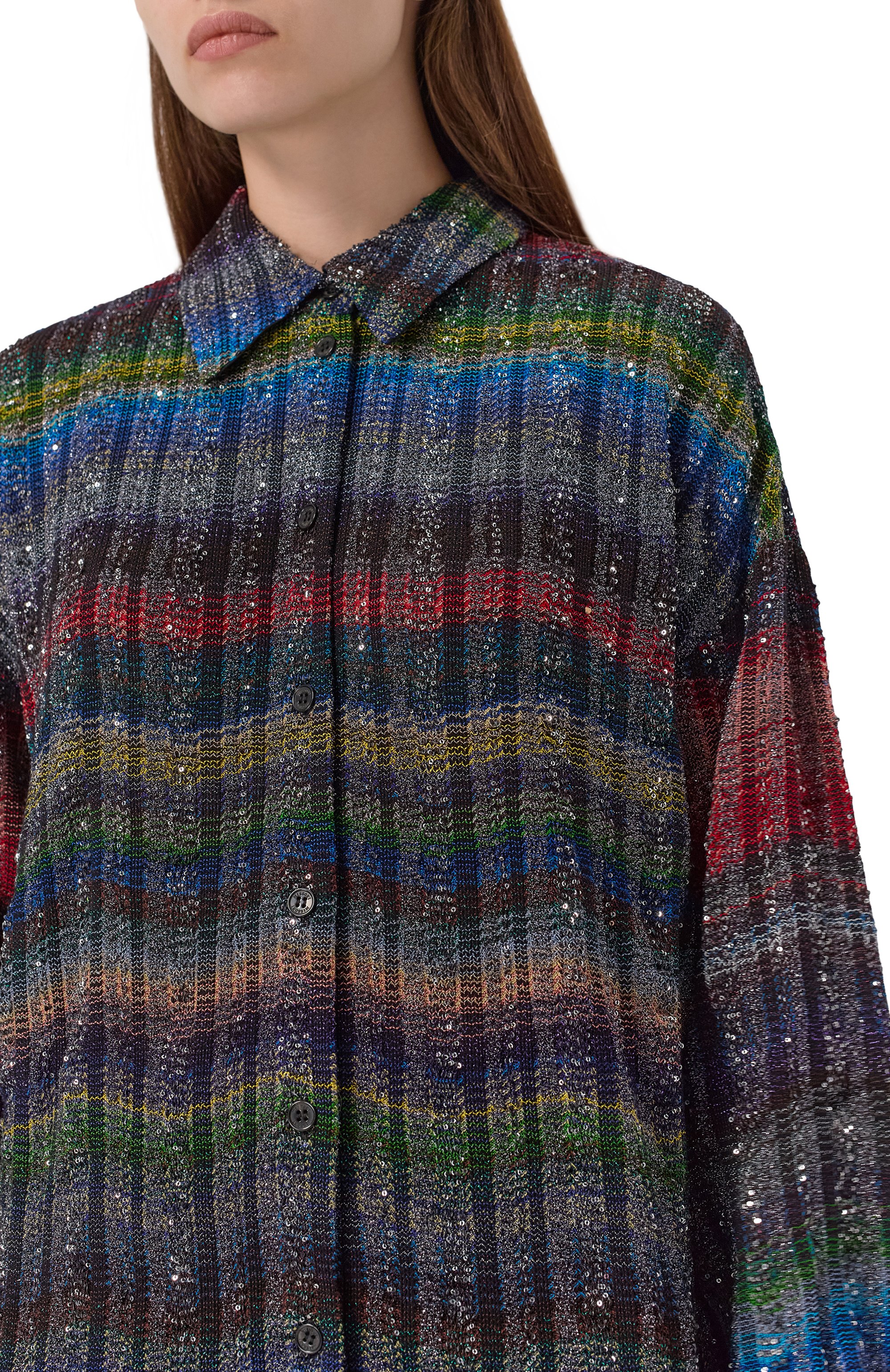 Рубашка из вискозы и хлопка MISSONI, арт. DS25WJ15/BC005U, фото 5