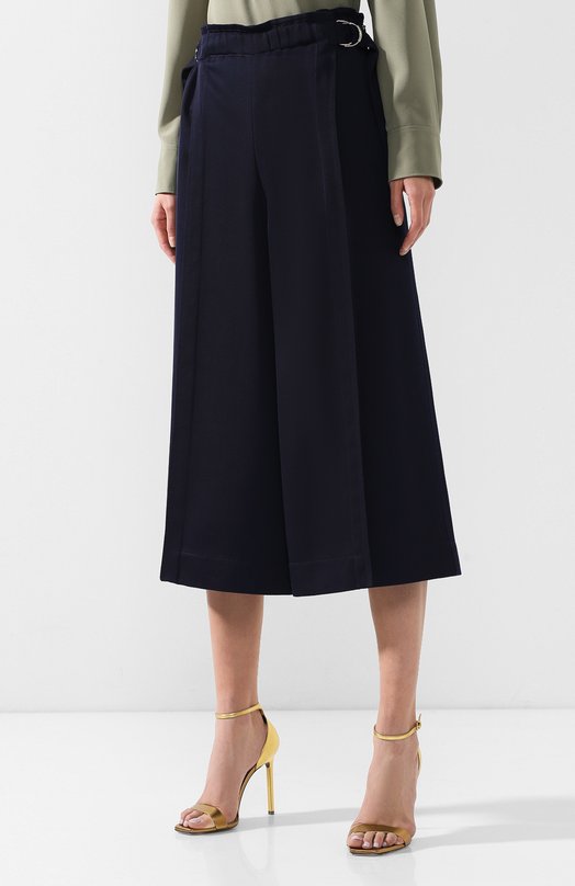 Шерстяные брюки Chloé CHC19SPA63066 Синий  CHC19SPA63066 Фото 3