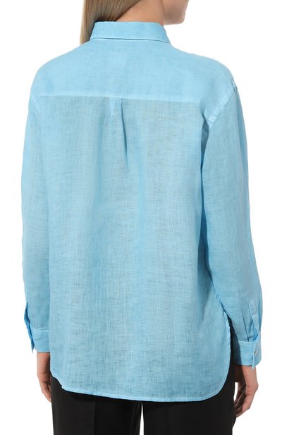 Льняная рубашка 120% LINO, арт. 31ALIW19GE/000B317/S00, фото 4