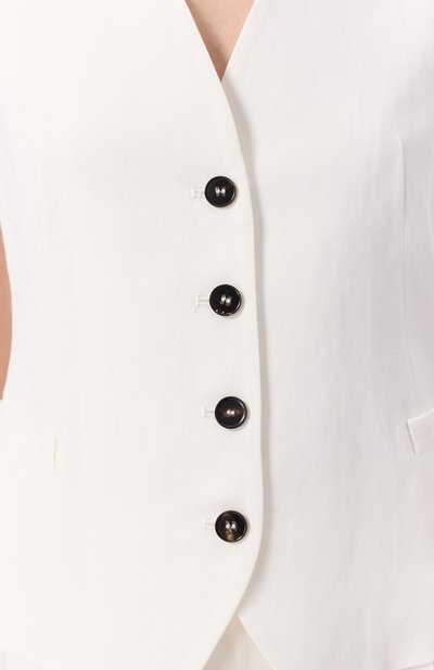 Жилет из вискозы и льна ANTONELLI FIRENZE, арт. M3036N/935, фото 5