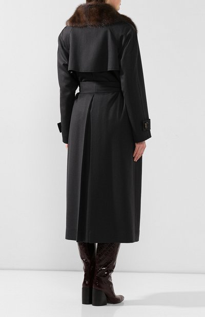 Пальто с меховой подкладкой COLOR TEMPERATURE, арт. 351, фото 4