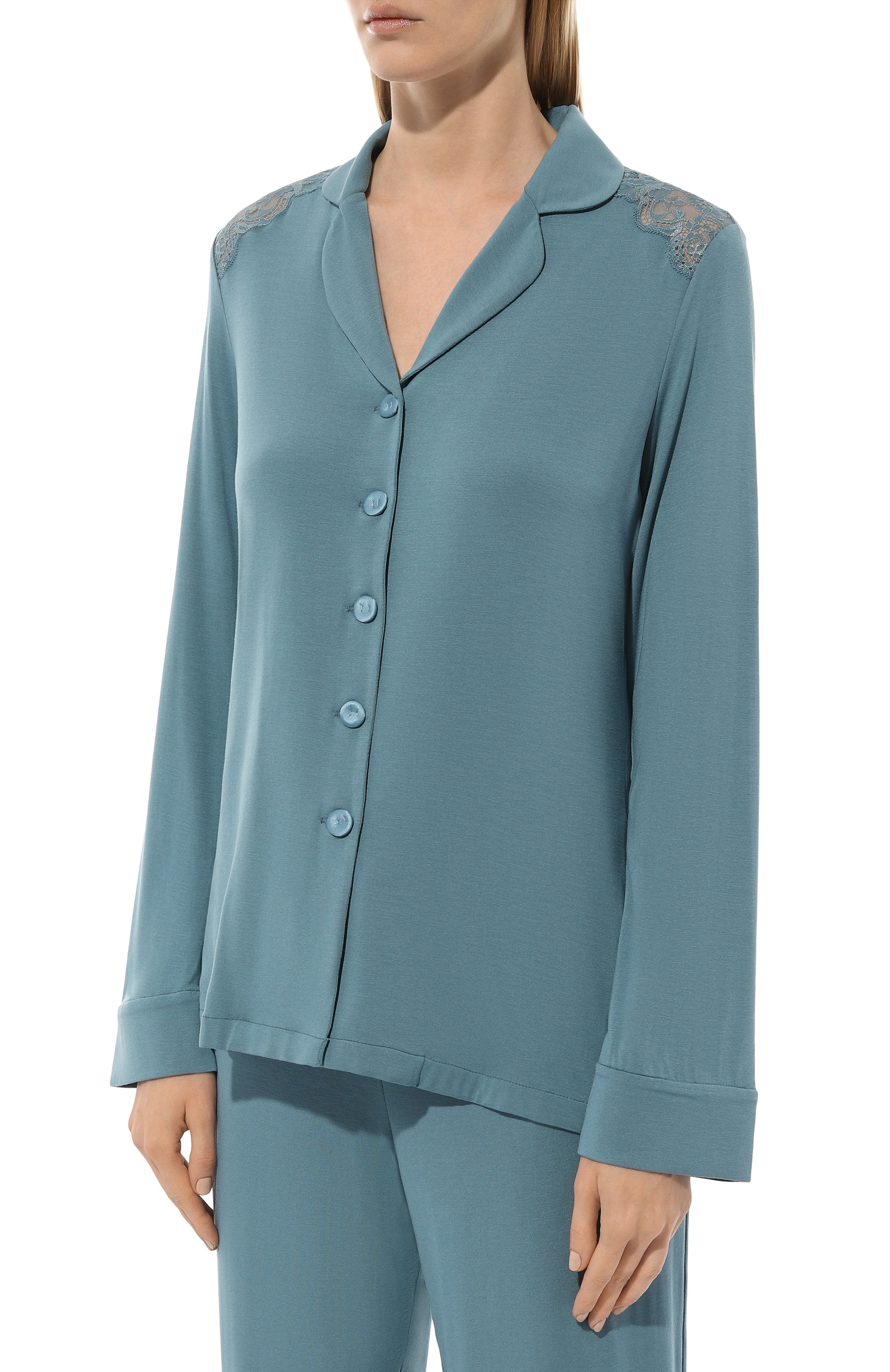 Пижама I.D. SARRIERI голубого цвета по цене 66140 руб., арт. L9574, фото 3 Пижама I.D. SARRIERI, арт. L9574, фото 3