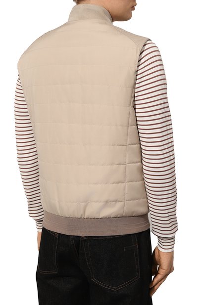 Комбинированный жилет CORNELIANI, арт. 93C5D3-9320107, фото 4