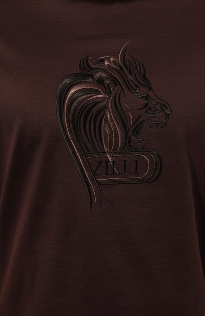 Хлопковая футболка ZILLI, арт. TSR02FM0110VBLE00, фото 5