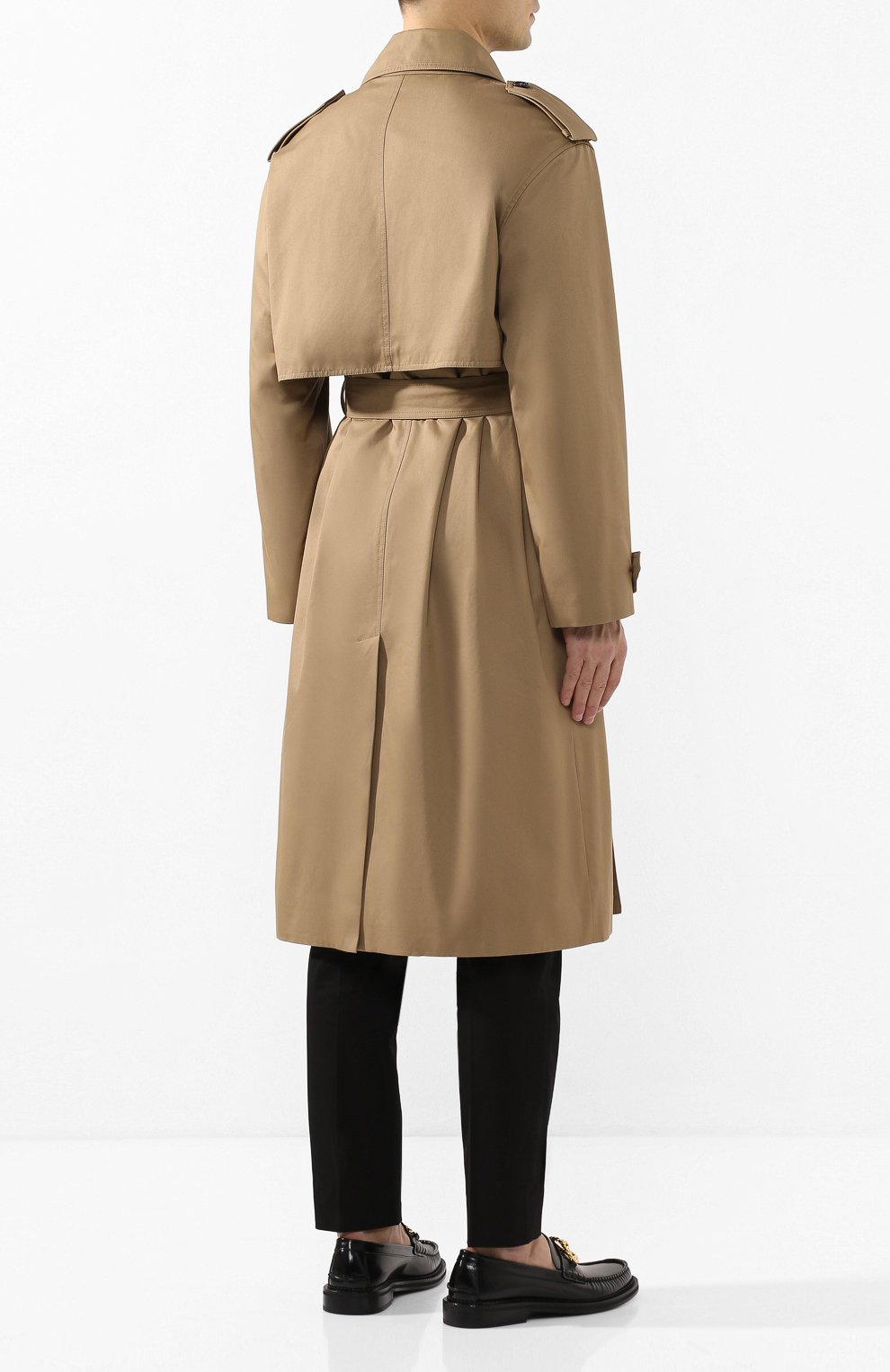 Хлопковый тренч SAINT LAURENT, арт. 611003/Y3A99, фото 4