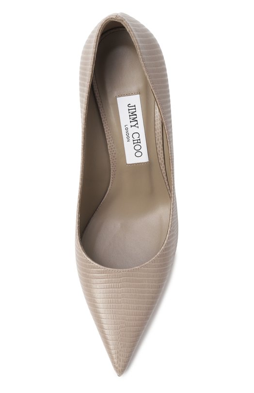 Кожаные туфли Love 85 Jimmy Choo L0VE 85/CWN Бежевый  L0VE 85/CWN Фото 6
