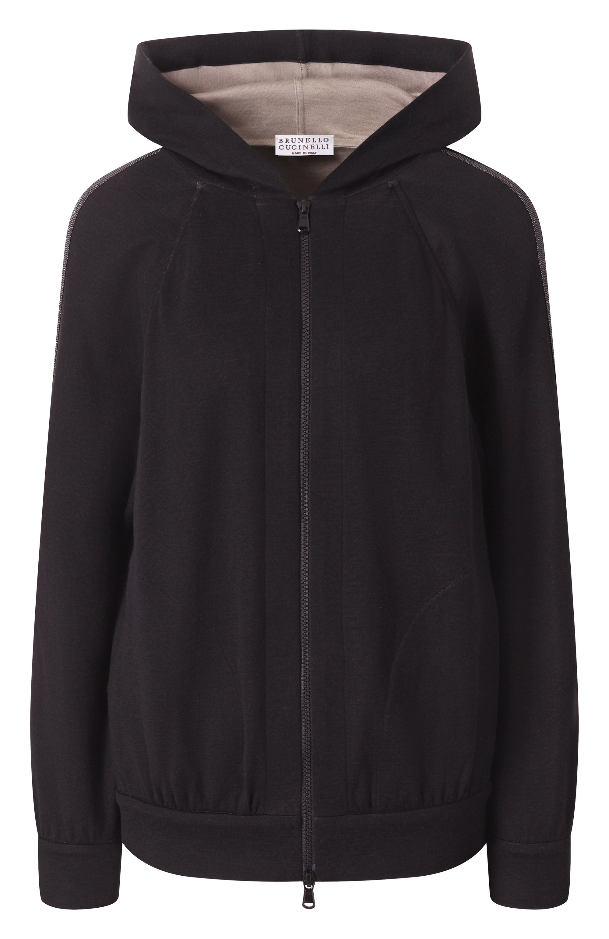 Толстовка из хлопка и шелка BRUNELLO CUCINELLI, арт. MD828SM606, фото 1