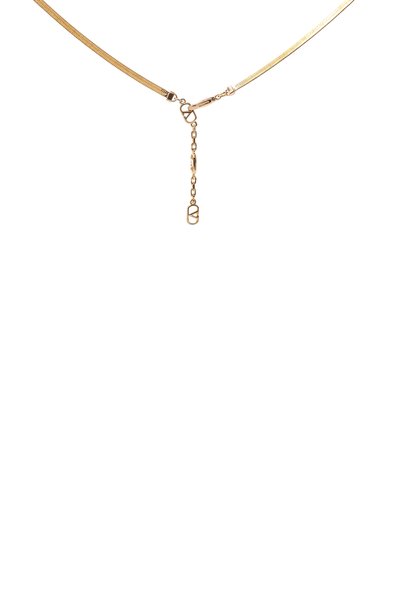Колье VALENTINO молочного цвета по цене 98650 руб., арт. 8W0J0BS9/NBS, фото 4 Колье VALENTINO, арт. 8W0J0BS9/NBS, фото 4