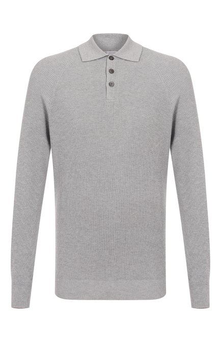 Мужская хлопковое поло BRUNELLO CUCINELLI, арт. M29400105