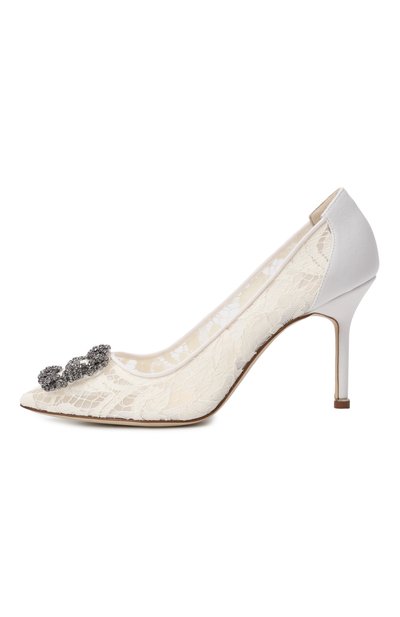 Текстильные туфли hangisi 90 MANOLO BLAHNIK, арт. 9XX-0697/LAC, фото 4