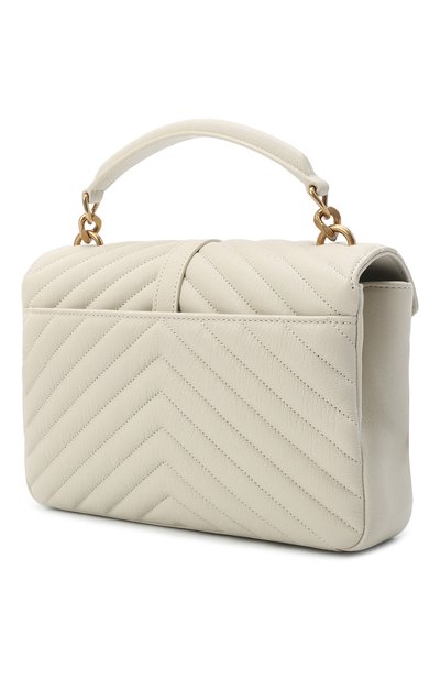 Сумка college medium SAINT LAURENT кремового цвета по цене 339500 руб., арт. 600279/BRM07, фото 4 Сумка college medium SAINT LAURENT, арт. 600279/BRM07, фото 4