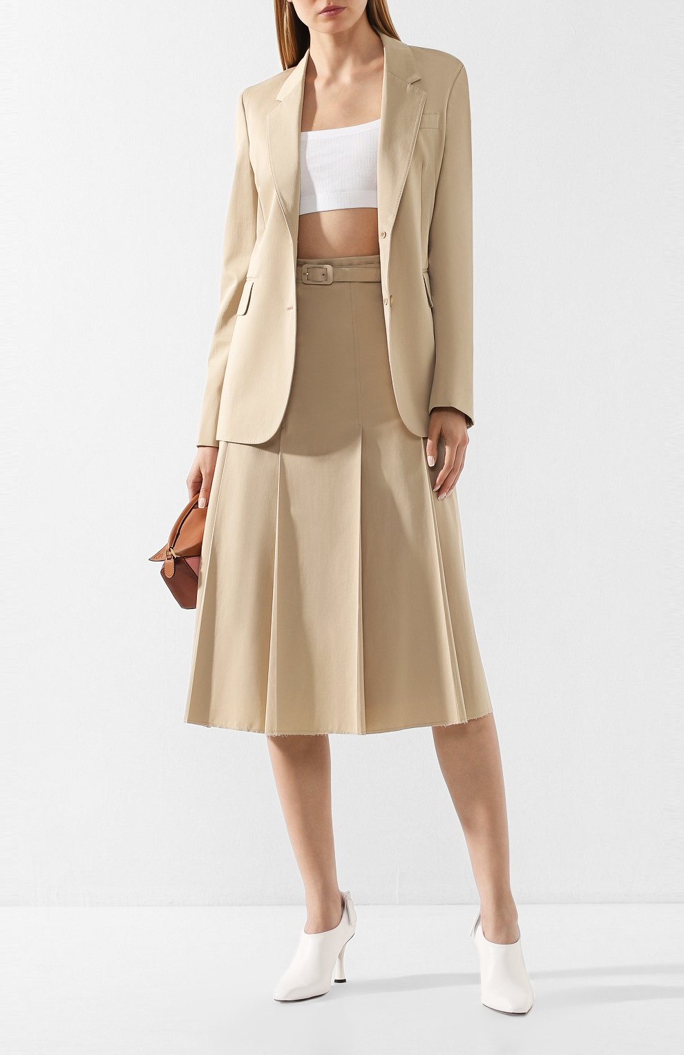 Хлопковая юбка GABRIELA HEARST, арт. 320308A T020, фото 2