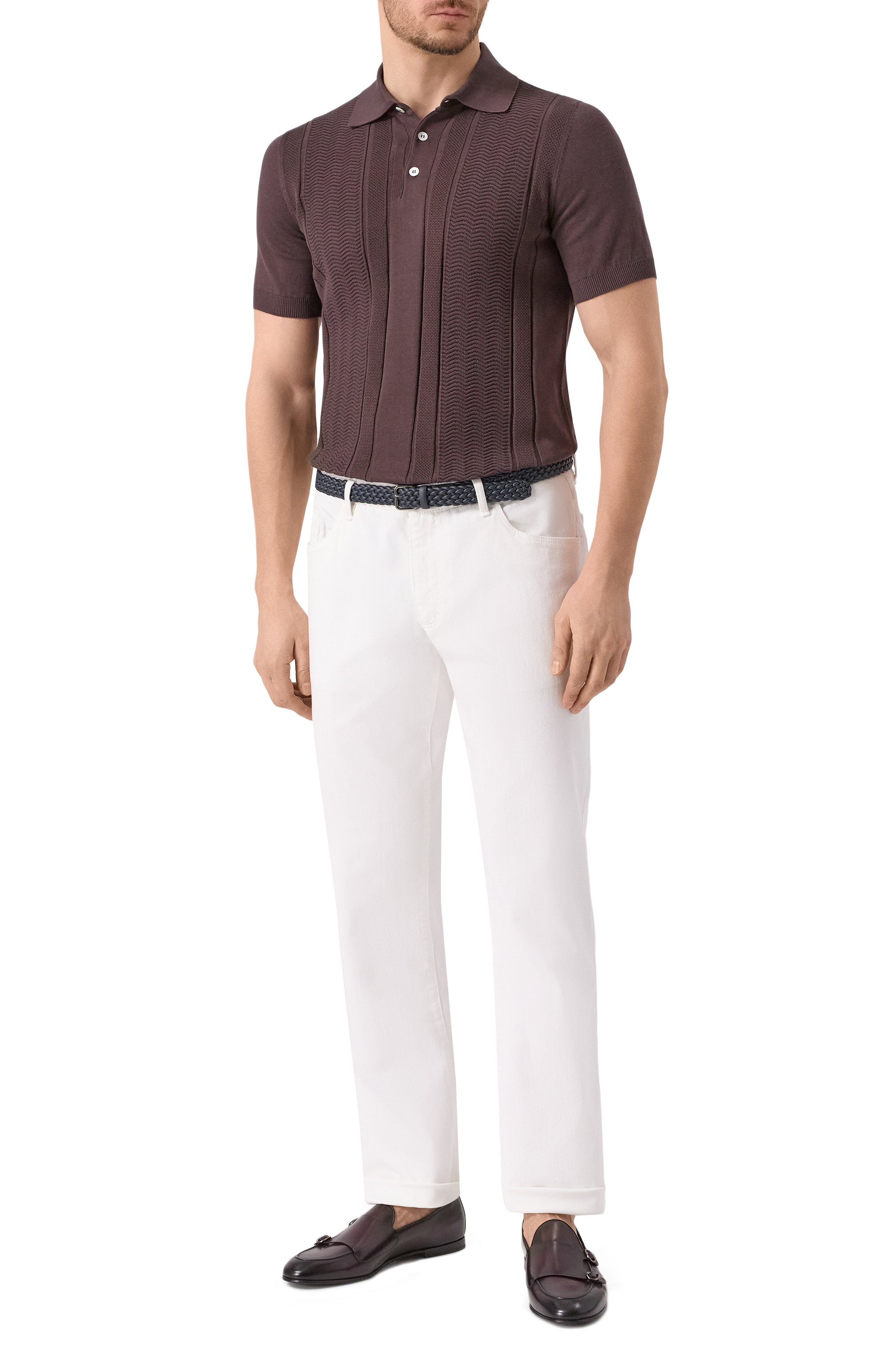 Хлопковое поло BRUNELLO CUCINELLI, арт. M29203305, фото 2