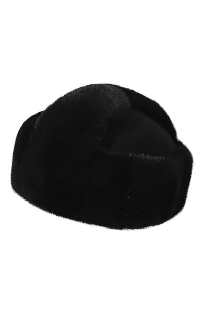 Шерстяная шапка-ушанка с мехом норки VICTORIA KUSENKOVA, арт. 339102802158, фото 3