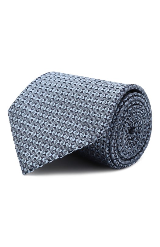 Шелковый галстук Brioni 062H00/0D440 Голубой 062H00/0D440