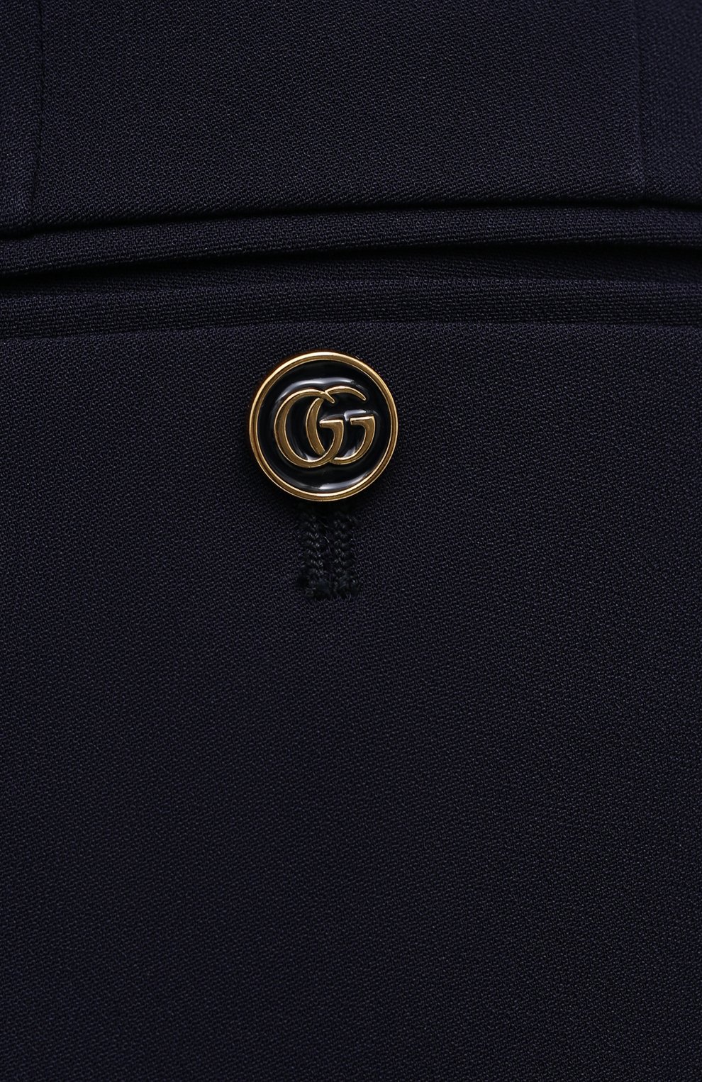 Шорты из вискозы GUCCI темно-синего цвета по цене 93600 руб., арт. 619500/ZKR01, фото 5 Шорты из вискозы GUCCI, арт. 619500/ZKR01, фото 5