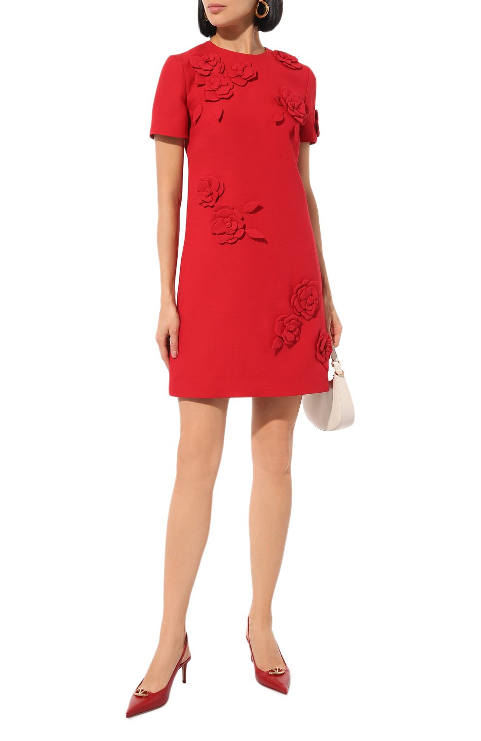 Платье из шерсти и шелка VALENTINO, арт. 5B3VAAG11CF, фото 2