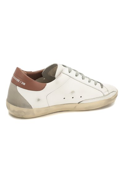 Кожаные кеды superstar GOLDEN GOOSE DELUXE BRAND, арт. G34WS590.N94, фото 4
