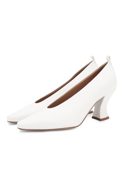 Кожаные туфли BOTTEGA VENETA белого цвета по цене 83450 руб., арт. 574635/VBPA0, фото 1 Кожаные туфли BOTTEGA VENETA, арт. 574635/VBPA0, фото 1