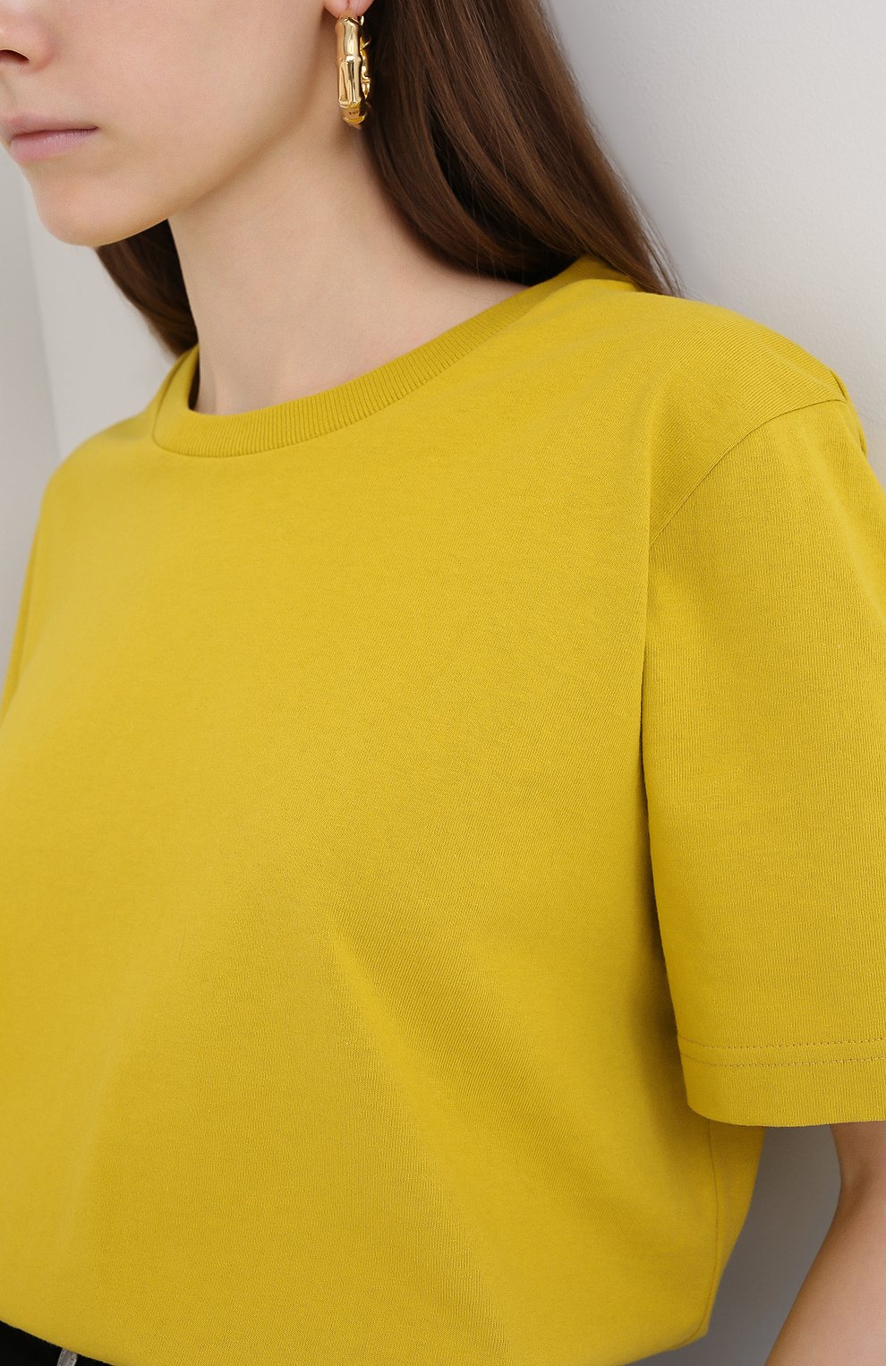 Хлопковая футболка BOTTEGA VENETA, арт. 636861/VF1U0, фото 5