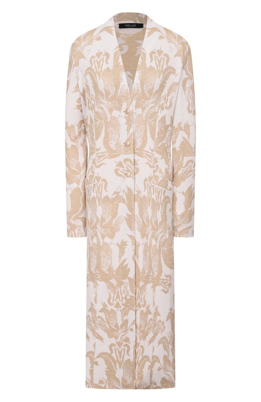 Кардиган из вискозы Freeage S26.CR113.7009.100 Бежевый S26.CR113.7009.100