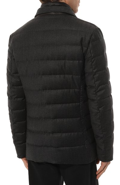 Пуховая куртка nomos-ff MOORER темно-серого цвета по цене 215000 руб., арт. MOUGI100246 TEPA240 NOMOS-FF, фото 4 Пуховая куртка nomos-ff MOORER, арт. MOUGI100246 TEPA240 NOMOS-FF, фото 4