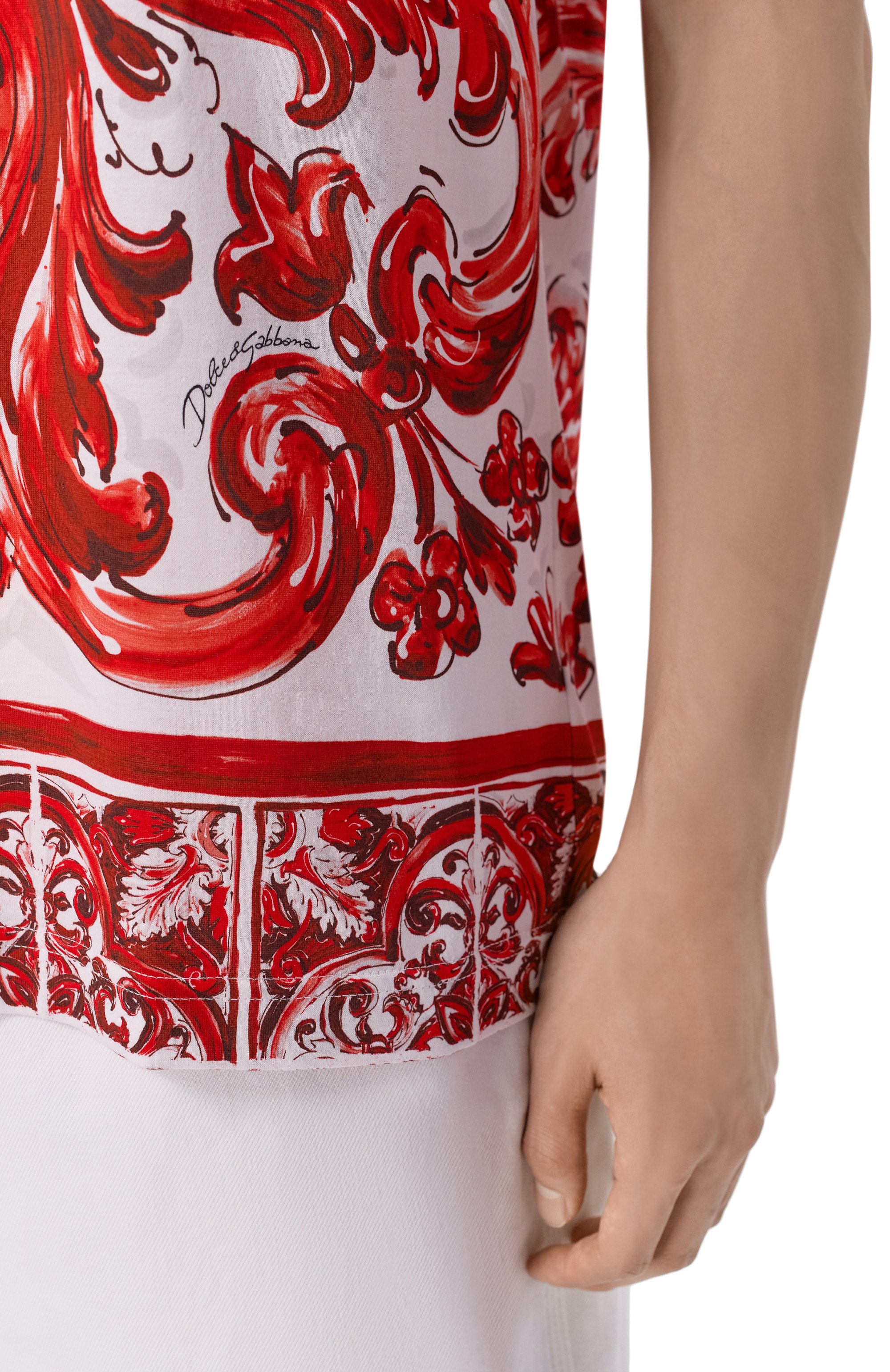 Хлопковая футболка DOLCE & GABBANA, арт. G8PN9T/II7K0, фото 5