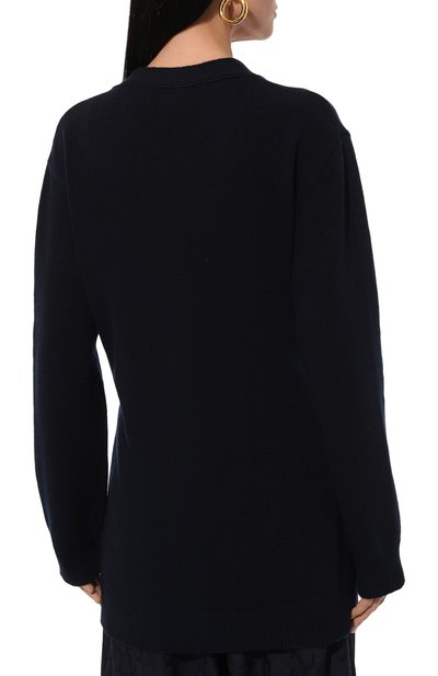 Шерстяной кардиган VALENTINO темно-синего цвета по цене 192000 руб., арт. 5B3KA08F8PL, фото 4 Шерстяной кардиган VALENTINO, арт. 5B3KA08F8PL, фото 4