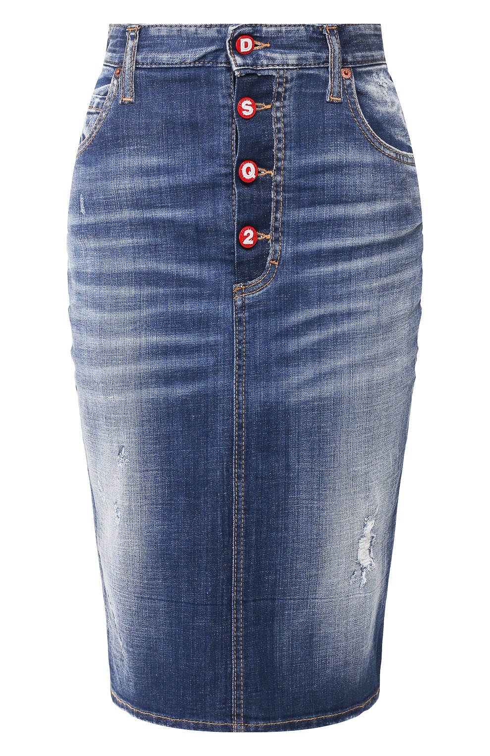 Джинсовая юбка DSQUARED2, арт. S72MA0792/S30342, фото 1