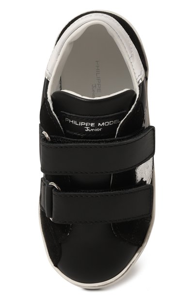 Кожаные кеды PHILIPPE MODEL JUNIOR, арт. 72633 VAR.1/18-27, фото 4